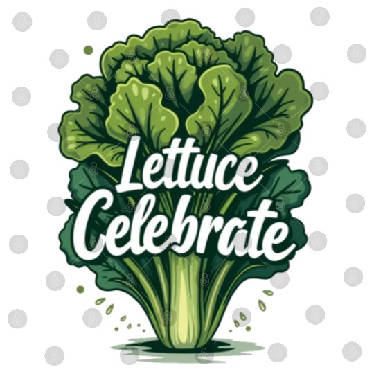 Funny Food Art: Lettuce Romaine Salad for Salad Digital Files