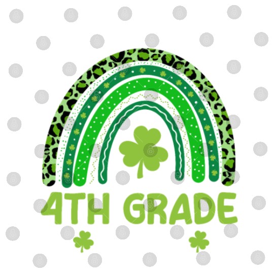 One Lucky 4th Grade Teacher St Patrick's day Digital Files