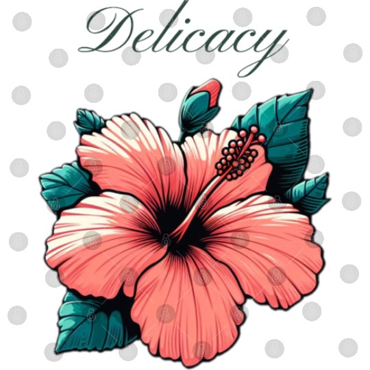 Hibiscus Grace: A Symbol of Delicacy and Elegance Digital Files