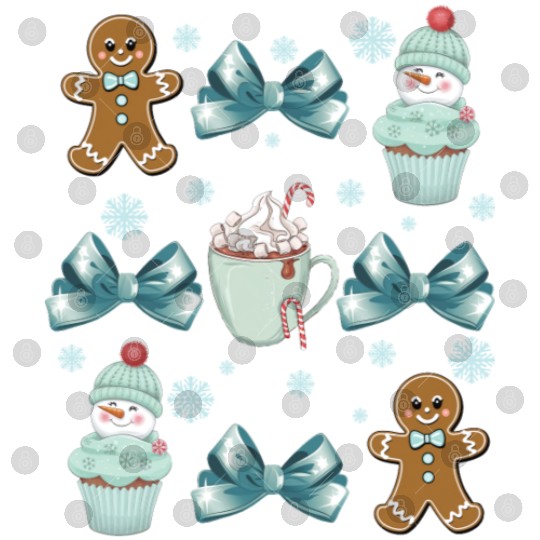 Merry Christmas, Christmas Coquette Bow Digital Files