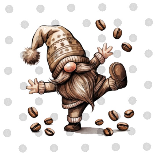 Funny Gnomes, Retro Christmas Digital Files