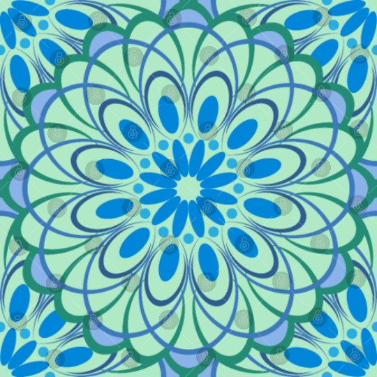 mandala Jade Stained Glass Digital Files