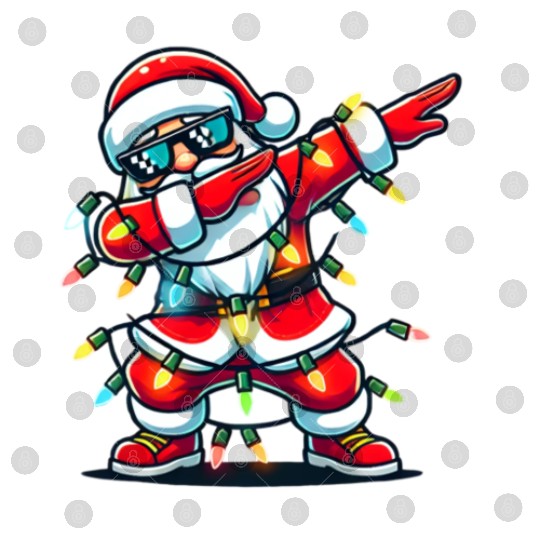 Dabbing Santa Christmas Digital Files