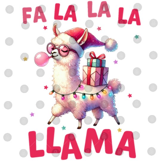 Fa La La La Llama, Merry Christmas Digital Files