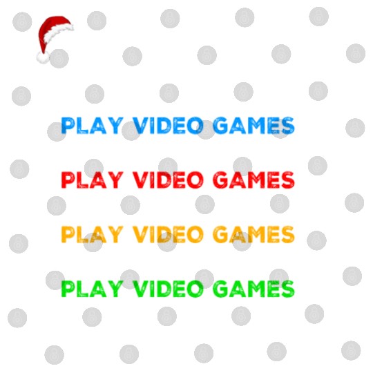 Christmas Bucket List Video Games Xmas Gamer Digital Files