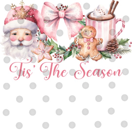 Pink Tis The Season Set Pink Digital Files