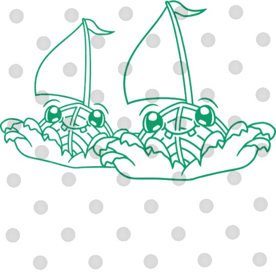Two Sailing Ships Faces Cartoon Team Competition Digital Files
