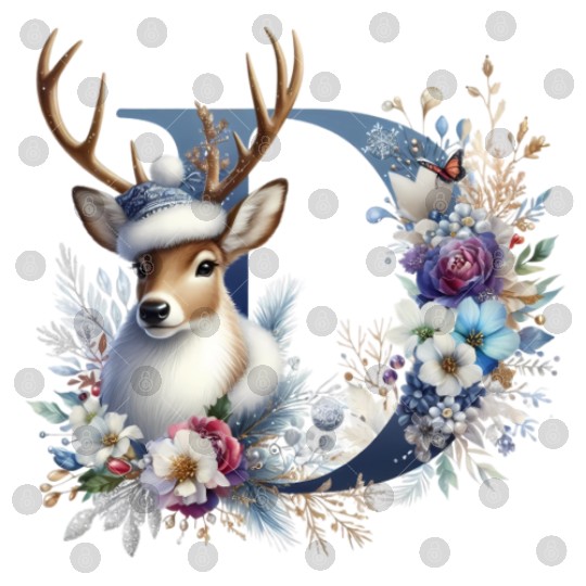funny christmas deer Digital Files