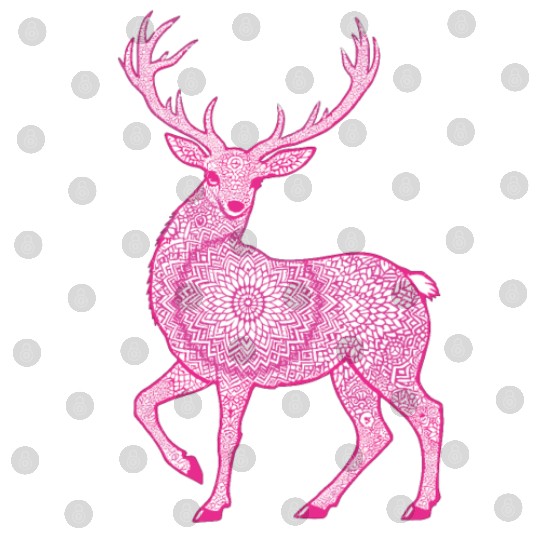 Mandala Hirsch Deer Mystical Madalas Digital Files