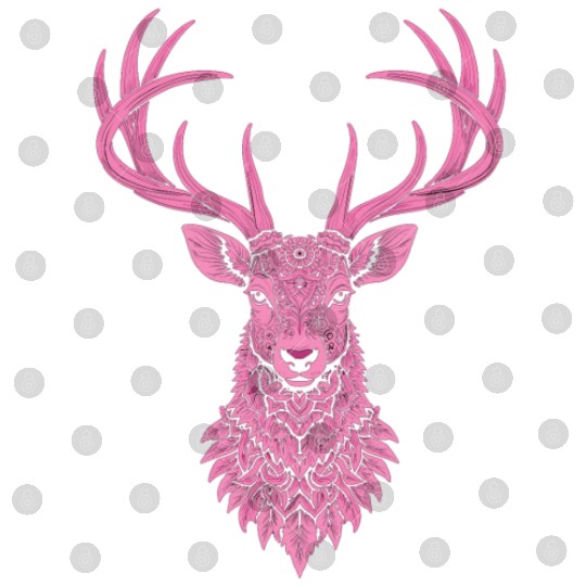 Mandala Hirsch Deer Mystical Madalas Digital Files