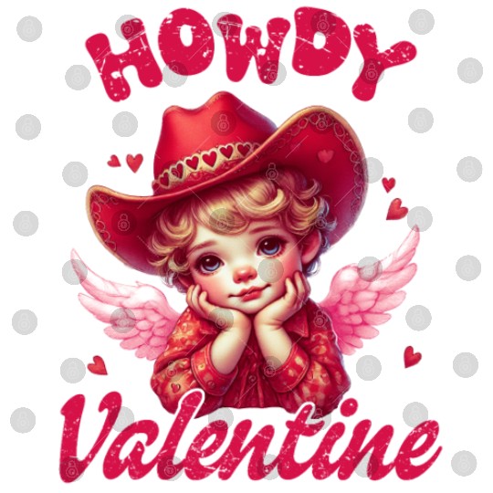 Howdy Valentine, Valentines Day Digital Files