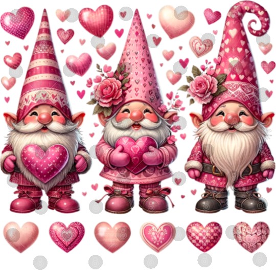 Valentines Gnomes Digital Files