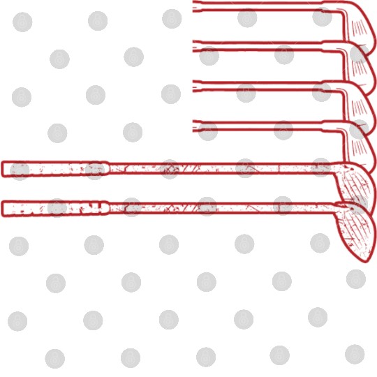 Patriotic Golf - USA Flag Golf Clubs & Golf Balls Digital Files