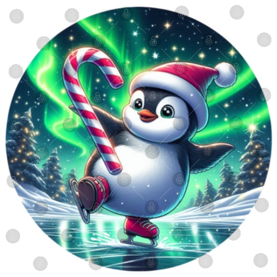 Penguin's Northern Lights Skate Digital Files