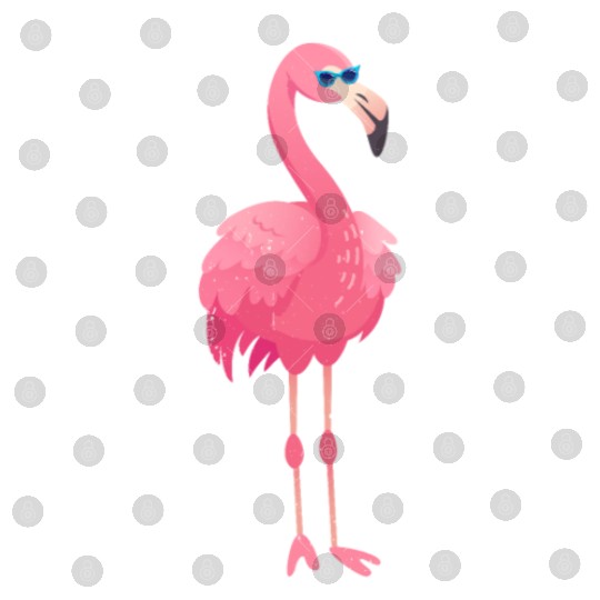 Flamingo US Flag Flamingo Bird Digital Files