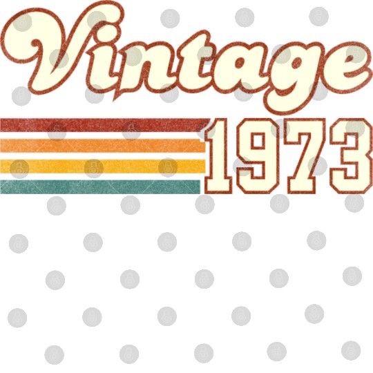 52nd Birthday Gift - Vintage 1973 Digital Files