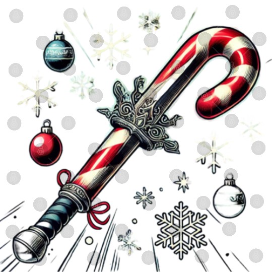 Candy Cane Swordfight: Christmas Battle & Cheer Digital Files