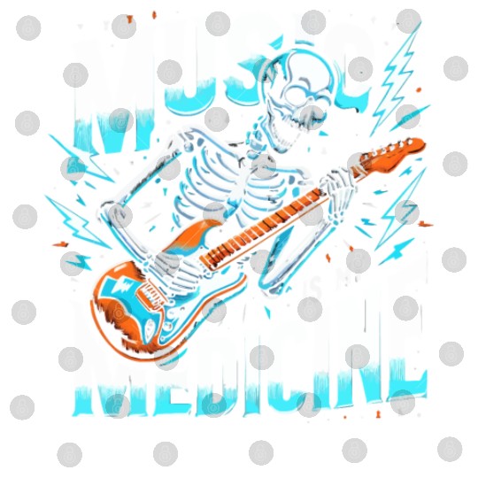 Skeleton Guitar Player Bones Guitarist Musician Digital Files