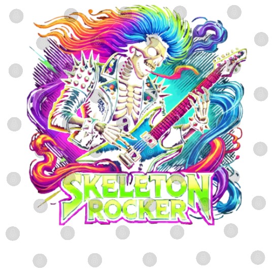 Skeleton Guitar Player Bones Guitarist Musician Digital Files