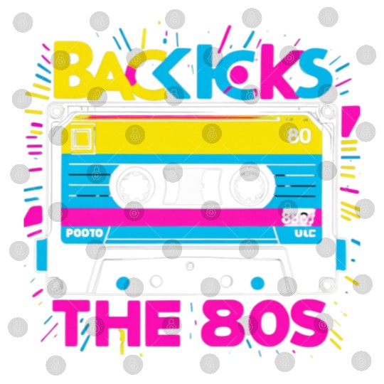 Back to the 80s Retro Cassette Tape Design - Vinta Digital Files