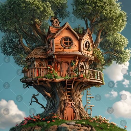 "Treehouse Haven – Nature's Retreat Digital Files