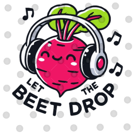 Let The Beet Drop Music Pun Digital Files