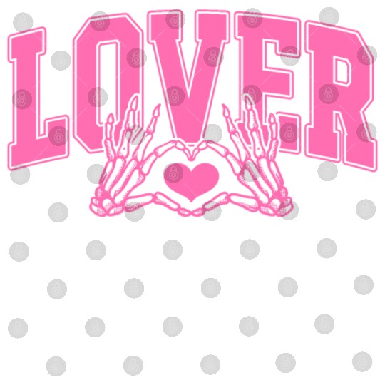 Skeleton Hand Heart Lover Valentine's Day Design Digital Files