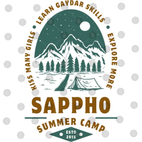 Sappho Summer Camp Digital Files – Lesbian,wlw design