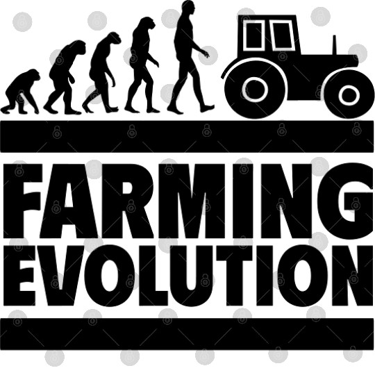 Farming Evolution Perfect for Farmers & Nature Digital Files