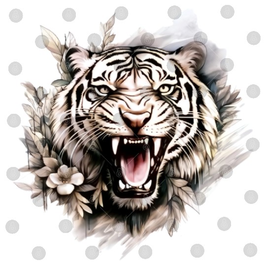 "Tiger Digital Files Women's - Wild Animal Graphic Digital Files"