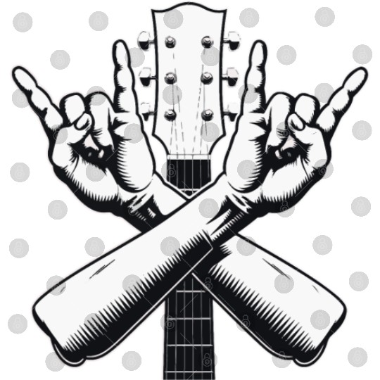 Rock On Guitar Vibes Digital Files