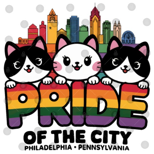 Pride of Philadelphia City Pennsylvania USA Rainbo Digital Files