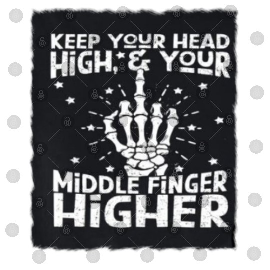 Middle Finger Higher Digital Files