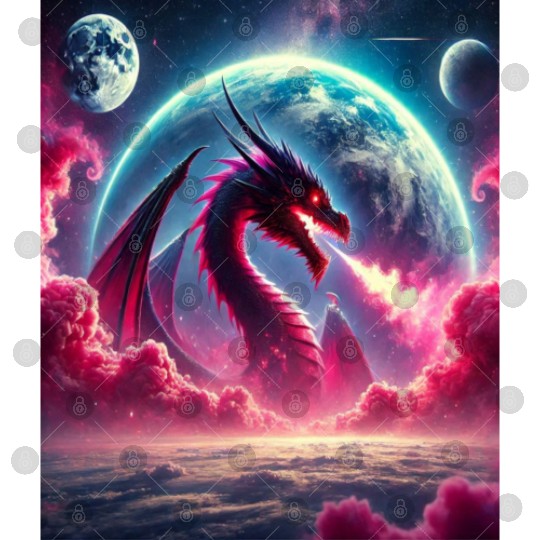 The humble dragon-Digital art Digital Files