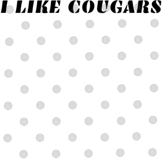 I like cougars Design for Men Digital Files