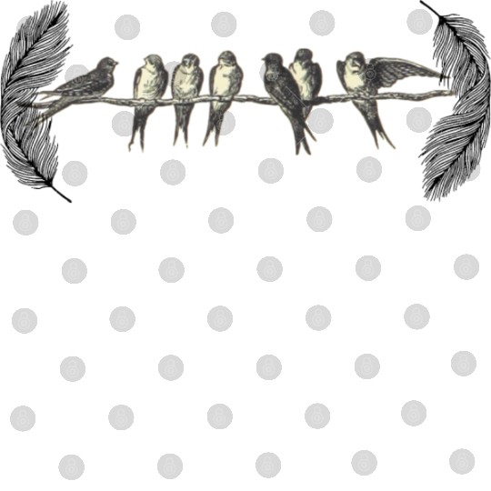 Bird Digital Files.Watercolor Bird Branches.Cute Bird LOVE