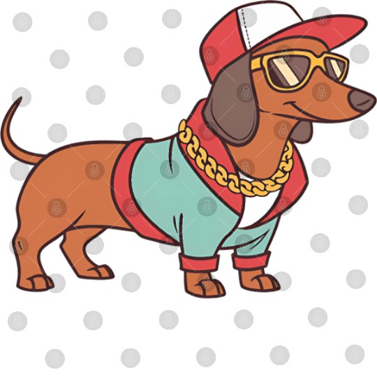 Hip Hop Dachshund Music Dachshund Song Singing Digital Files