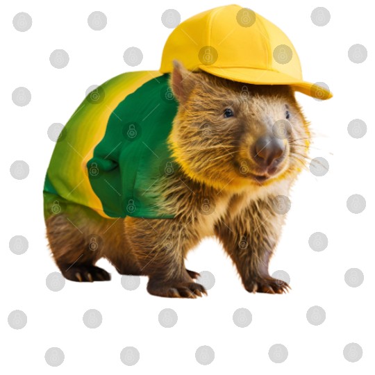 Green and Gold Wombat 2 Digital Files