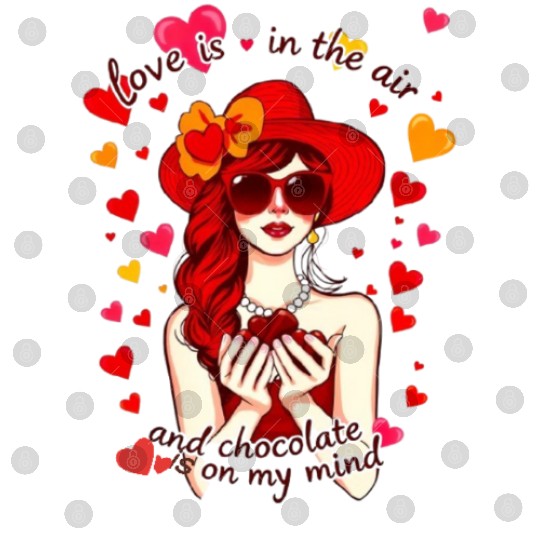 "Love is in the air, and chocolate is on my mind." Digital Files