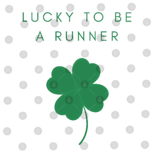 St. Patrick's Day Running, Lucky Runner Gift Digital Files