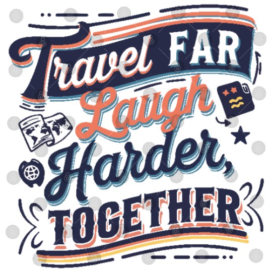 Travel Together adevnture travel quote text Art Digital Files