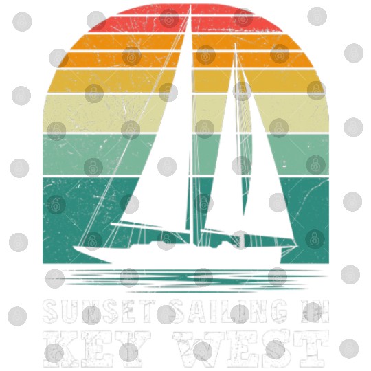 Florida SUNSET SAILING IN KEY-WEST Digital Files