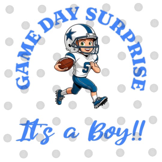 Game Day Surprise for Football Lovers Its a Boy Digital Files