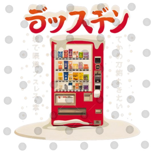 Japanese Retro Vintage Vending Machine in the Snow Digital Files