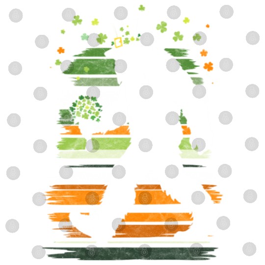 St Patricks Day Irish Sasquatch Shamrock Bigfoot Digital Files