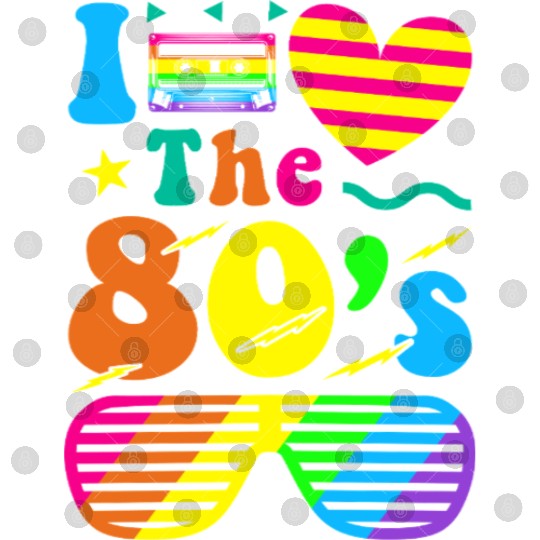 Retro 80s Style design – Perfect for Nostalgia Fa Digital Files