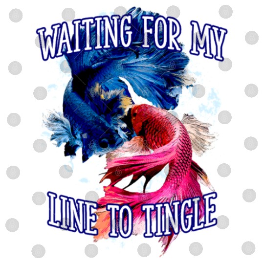 Waiting for My Line to Tingle Fishing Ocean Digital Files