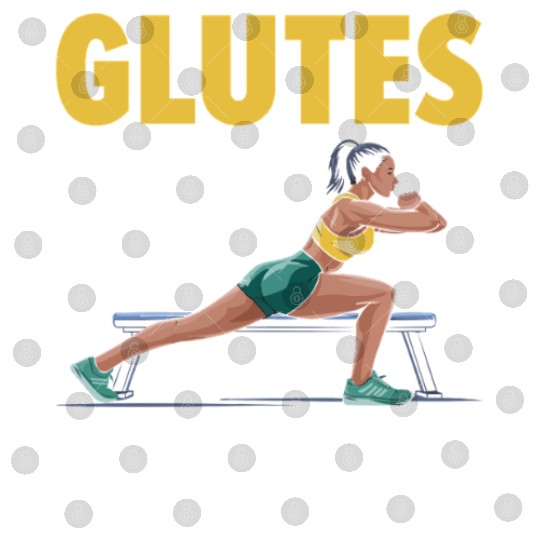 Bulgarian Squat Exercise Fitness Workout Gym Digital Files