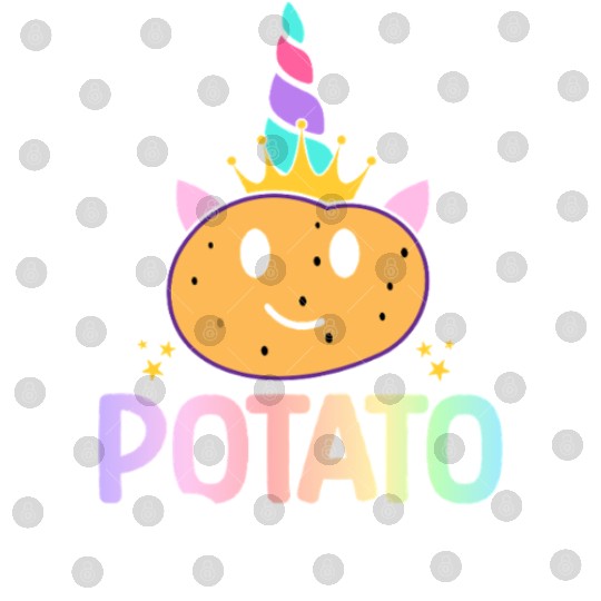 Potato Queen Female Potato Lover Girl Design for Digital Files