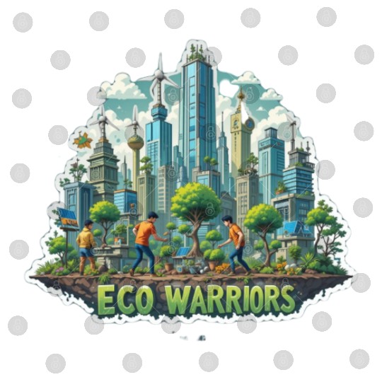 Fight for the Future: Eco Warriors for a Greener T Digital Files